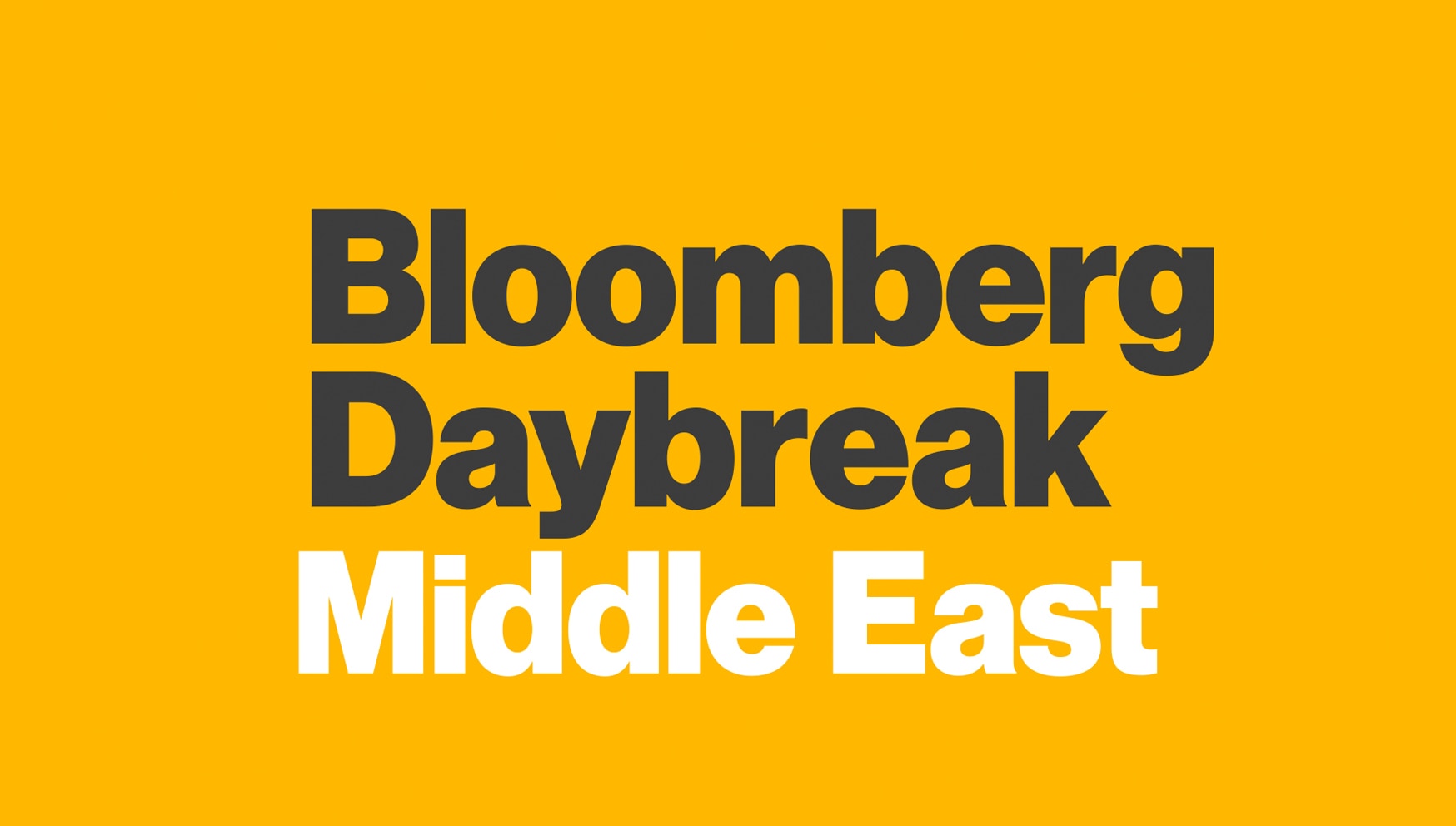 Bloomberg Daybreak: Middle East