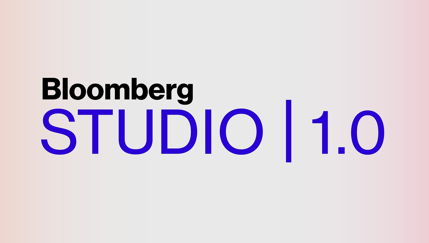 Bloomberg Studio 1.0