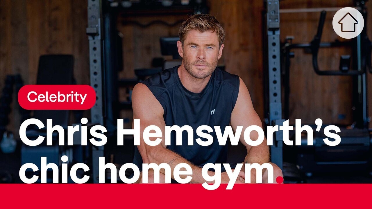 A home gym fit for Thor: Chris Hemsworth reveals 'The Shed'